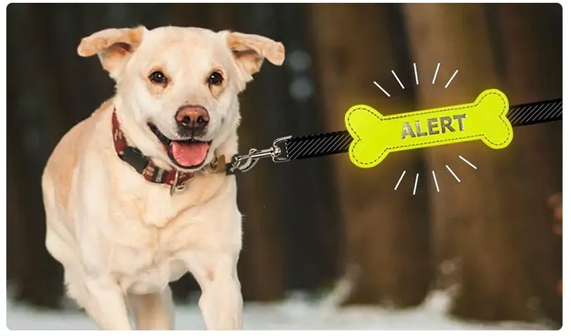 Geel lintje honden