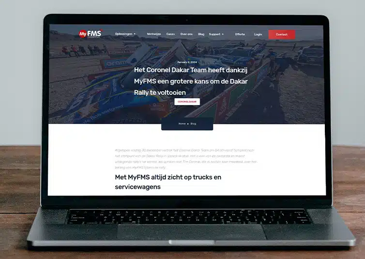 MyFMS laptop fleetmanagement system
